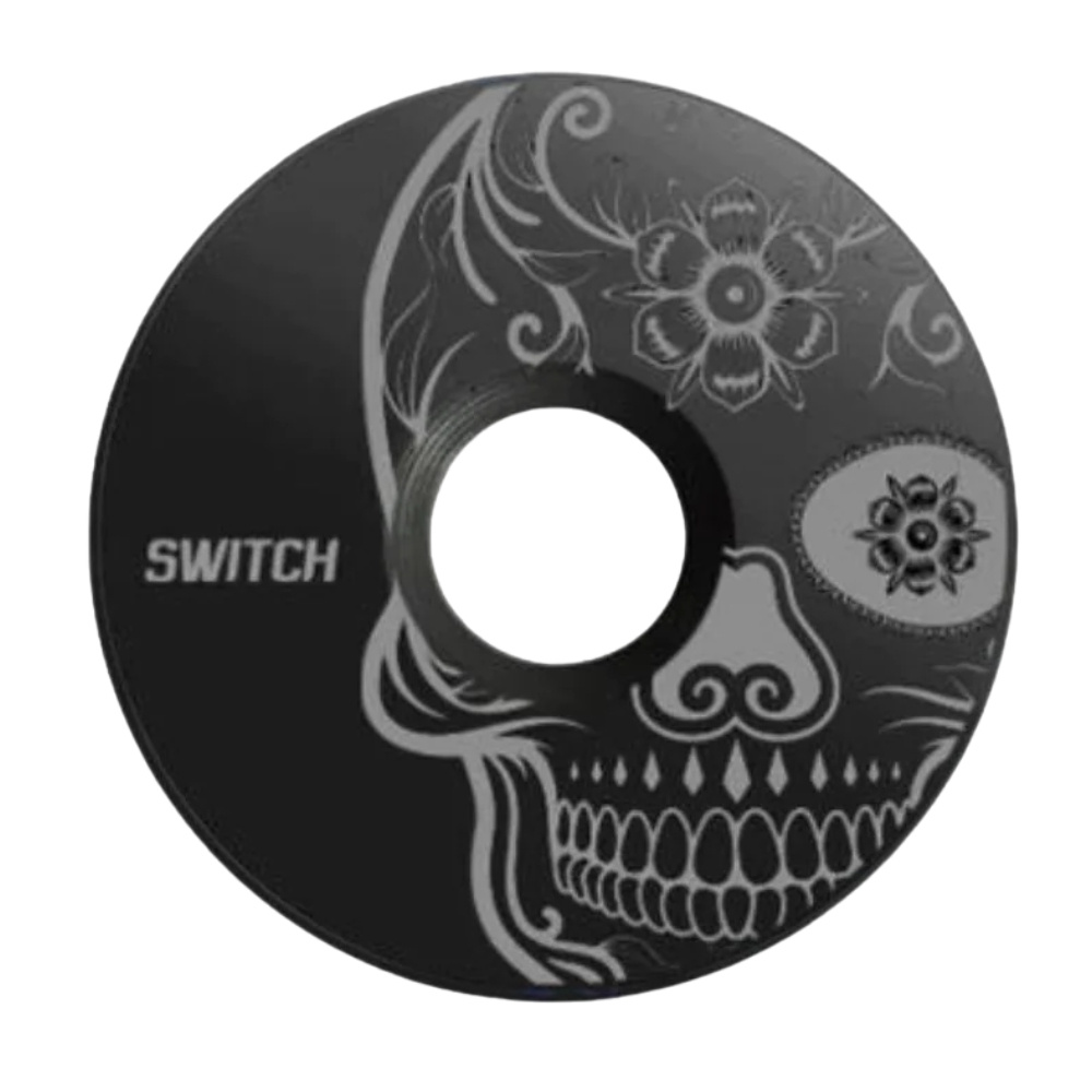 Switch Components Tappo Serie Sterzo Top Cap Alloy Skull