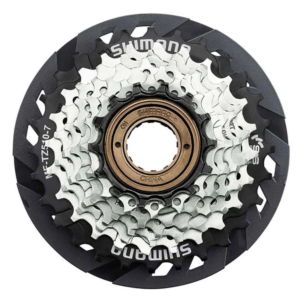 Cassetta Tourney MF-TZ510 14-34t 7v con Spoke Protector