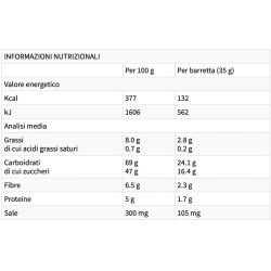 EthicSport Tecnica Gold Barrette Gusto Mandorle e Arancia - 35g