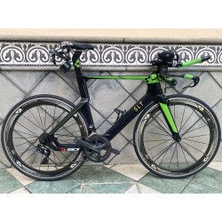Cube SLT da Triathlon - Nero, Taglia 54