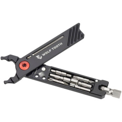 Wolf Tooth Pinza Multitool 8-bit Pack Pliers - Rosso