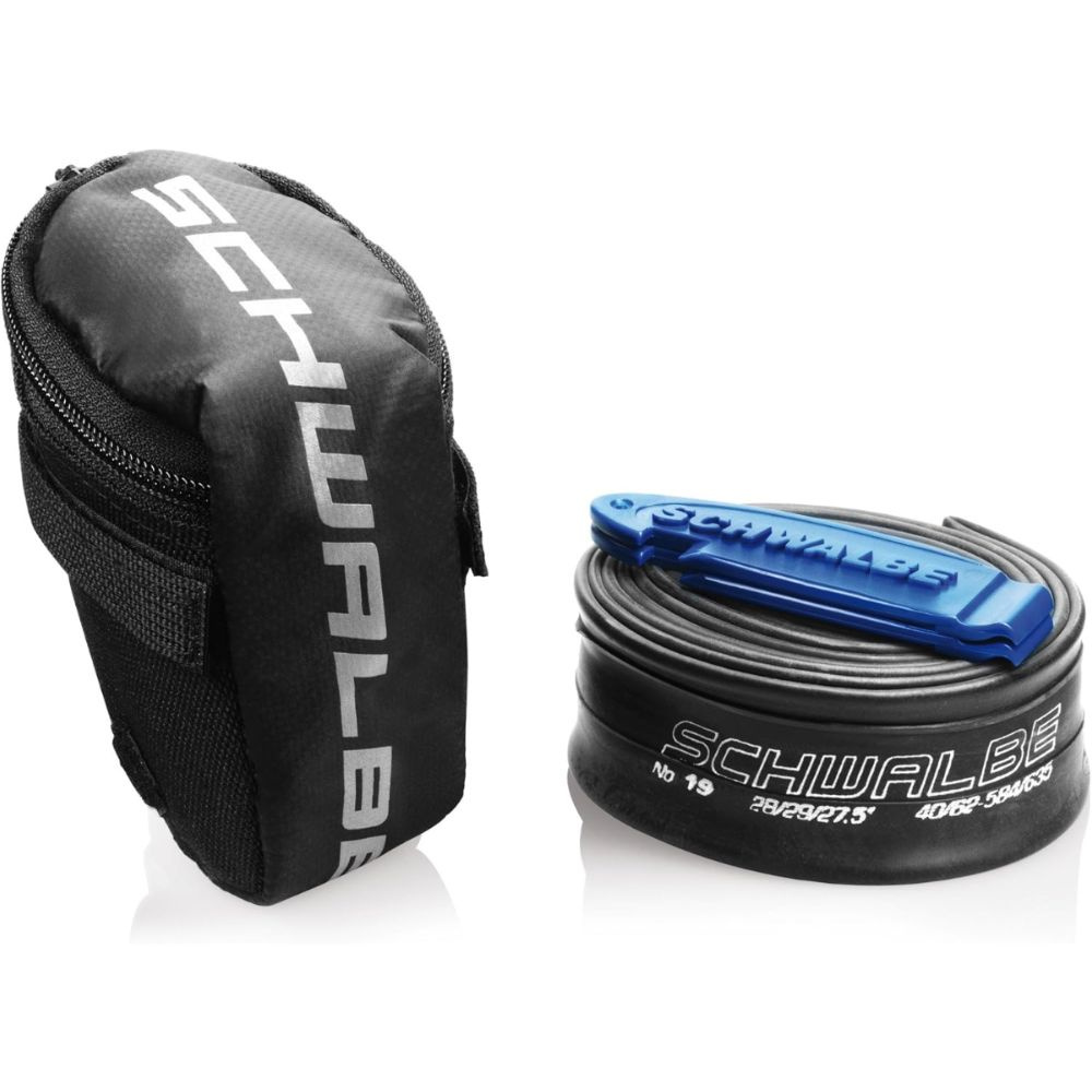 Schwalbe Borsa Sottosella + Camera D'aria 27.5'' - 29''e 2 Leve Copertoni