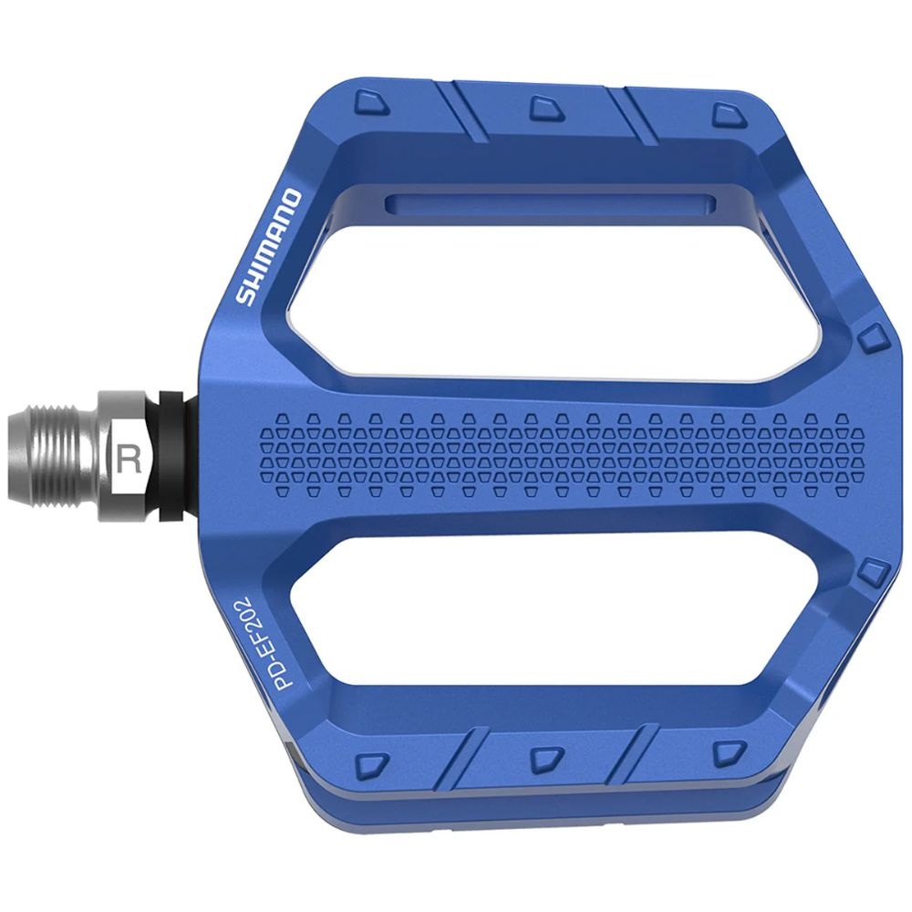 Shimano Pedali Flat PD-EF202 - Blu