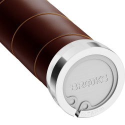 Brooks Manopole Slender in Cuoio 130mm - Marrone