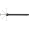 Switch Perno Passante Posteriore Syntace 12x148mm con Leva Estraibile - Nero