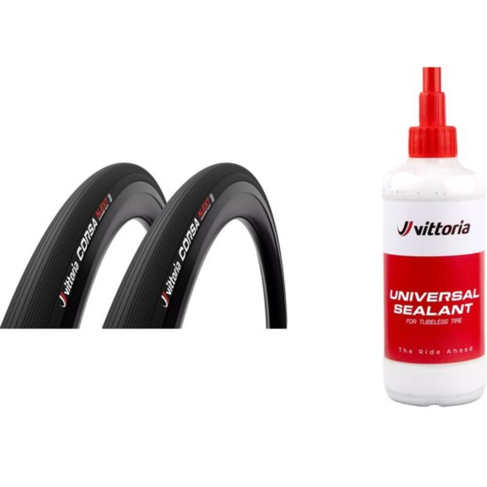 Vittoria 2x Corsa N.EXT 28-622 TRL G2.0 w/80ml Sealant - Nero