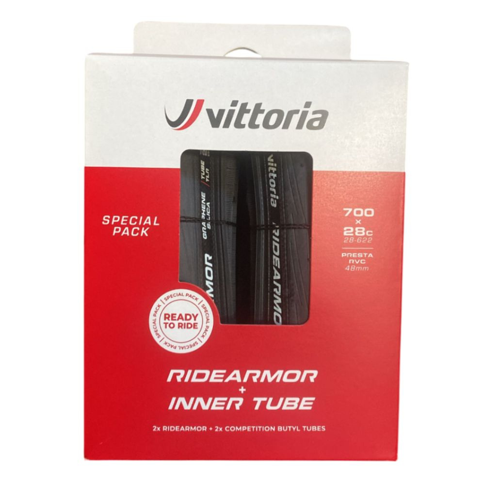 Vittoria Ridearmor V 700x28 g2.0 TLR 2pz - Nero