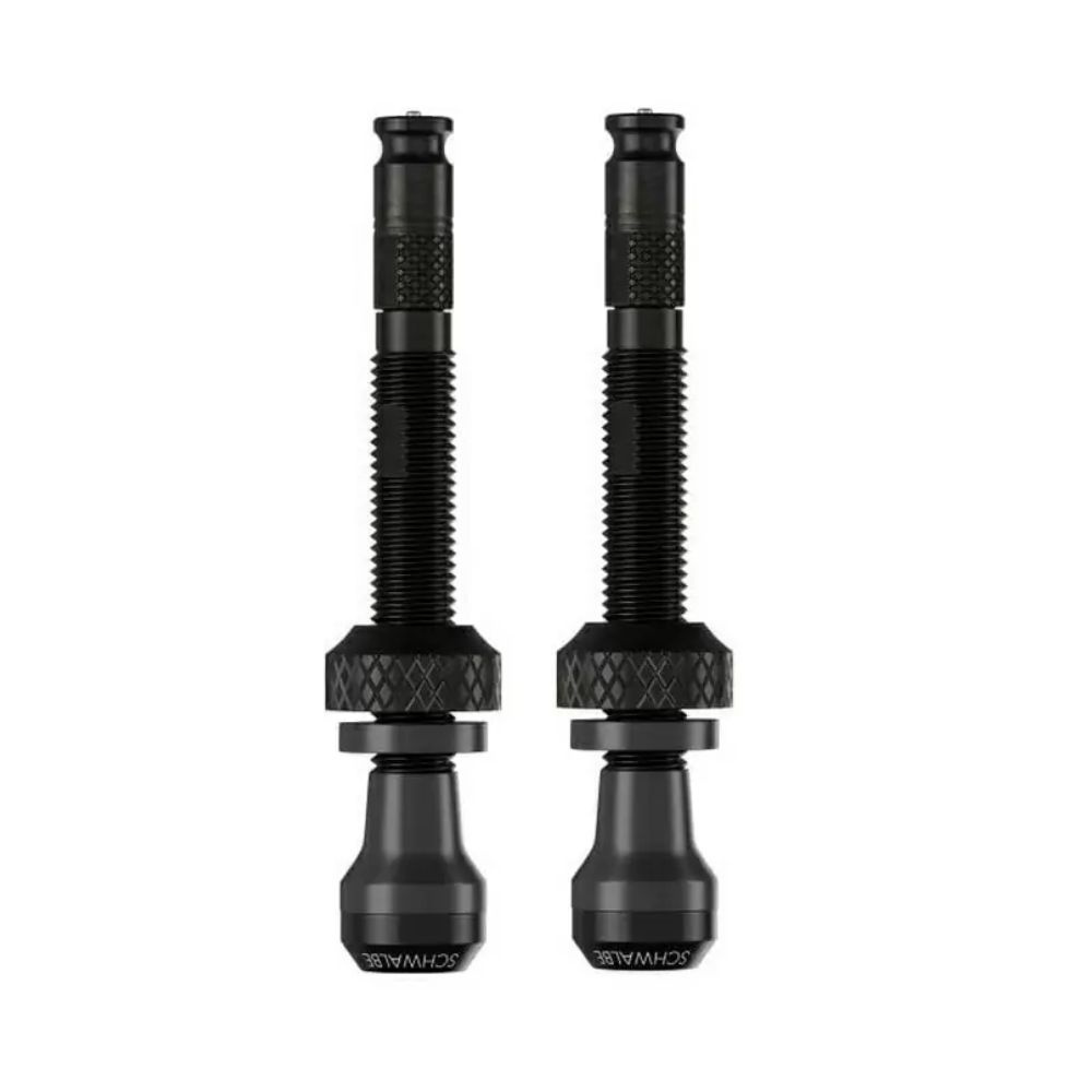 Schawalbe Coppia Valvole Tubeless SCV Clik 60mm - Nero